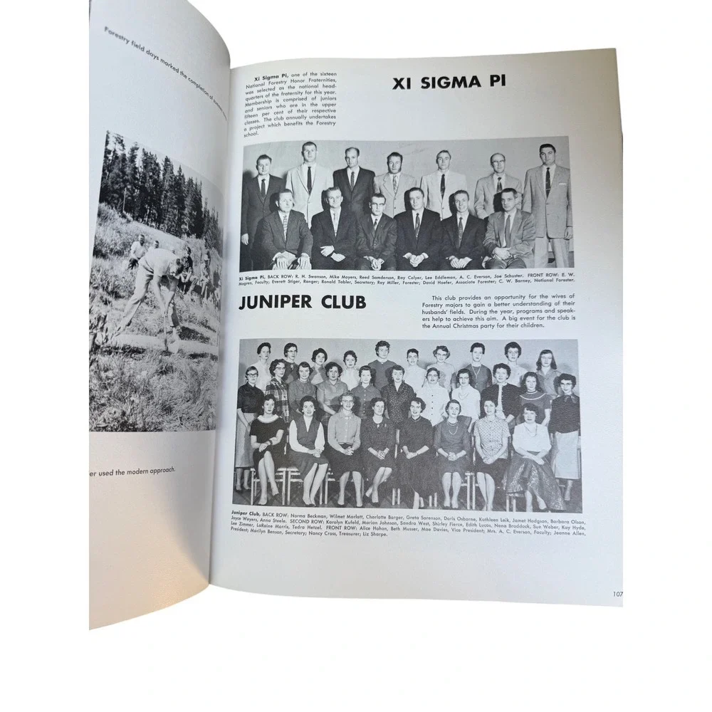 Silver Spruce 1959 Yearbook Colorado State University‎ Forestry Vintage